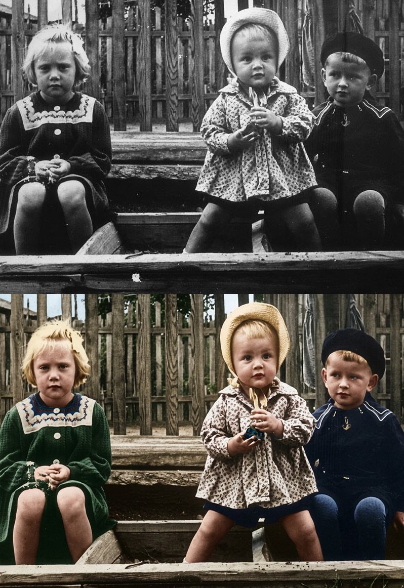 Профессиональная реставрация и качественная колоризация старых фотографий